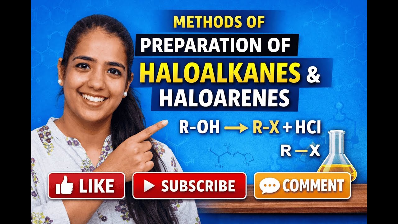 Topic: Methods of Preparation of Haloalkanes and haloarenes I Class 12 Chemistry–CBSE | NEET | JEE