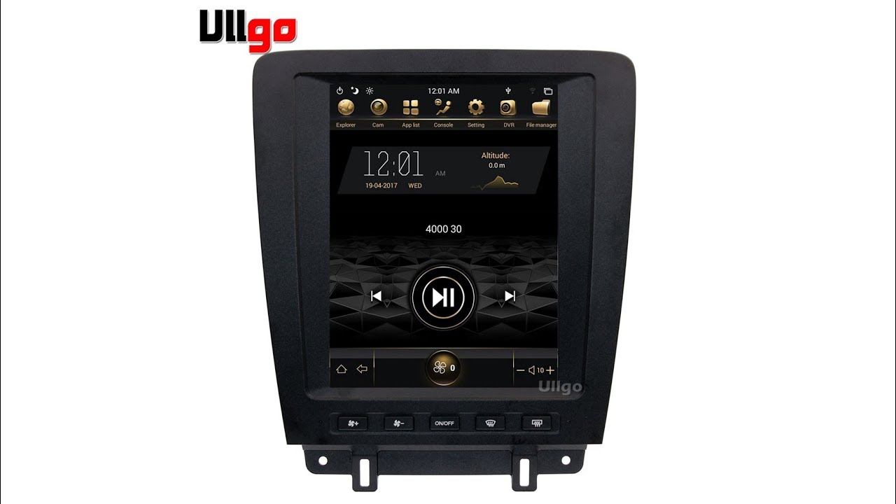 Tesla Style Android Car Stereo GPS for Ford Mustang 2010-2013 Autoradio GPS Car Head Unit