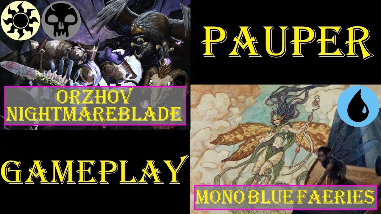 Orzhov NightmareBlade Vs Mono Blue Fadas [PAUPER] Gameplay Ao Vivo #mtgpauper #mtgpaupergameplay