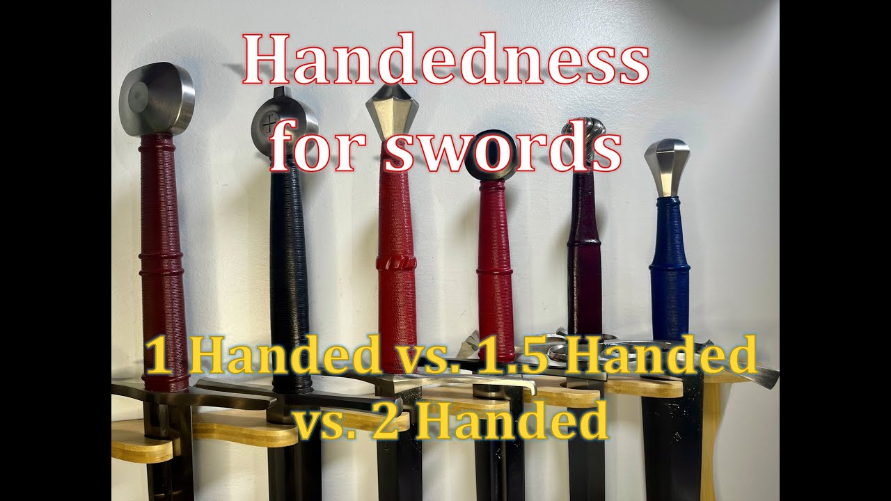 Longsword, Bastard Sword, Hand and a Half sword: do they need two hands?