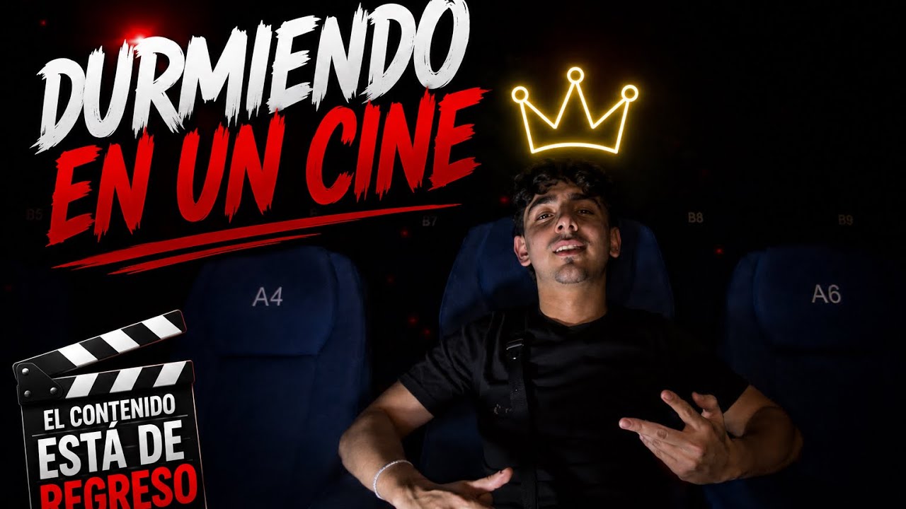 DURMIENDO EN UN CINE, !! MI REGRESO A LOS DURMIENDO !! 😌 ALEJANDRO FIERRO 