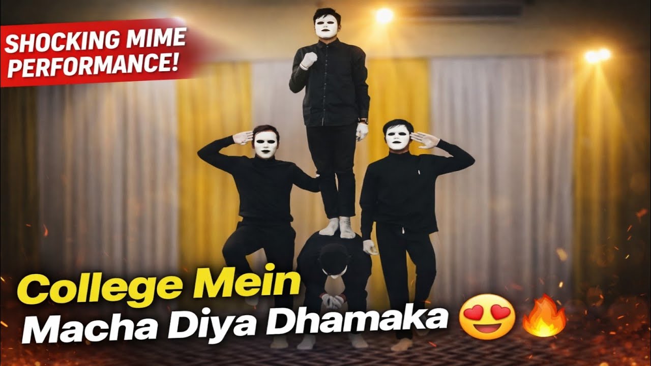 Mime Performance 😍! College of agriculture Sumerpur pali 🎊