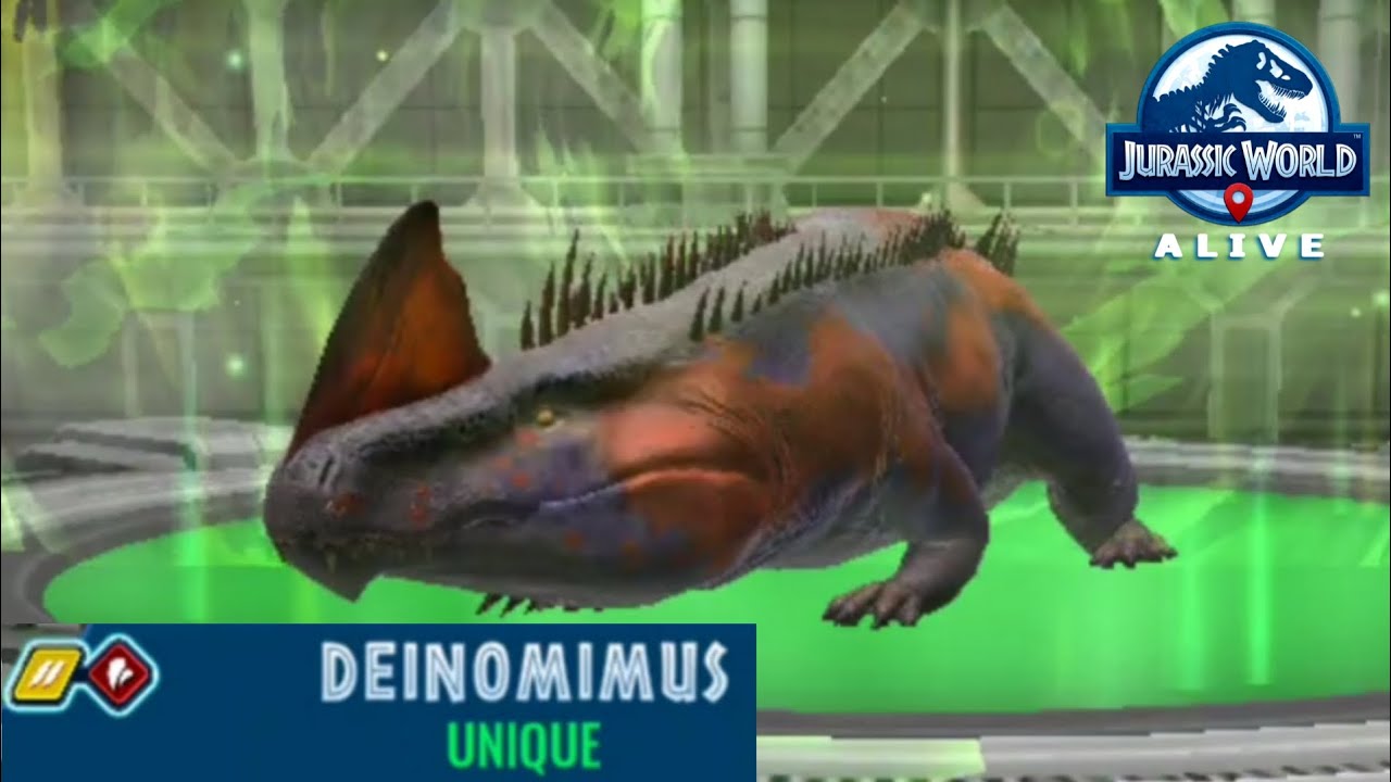 Deinomimus Unique Unlocked || Jurassic World Alive S2