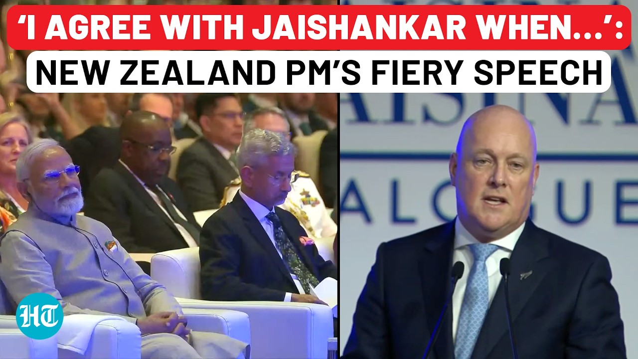 Raisina Dialogue 2025: New Zealand PM In Awe Of India&rsquo;s Growth Under PM Modi, Backs Jaishankar For&hellip;