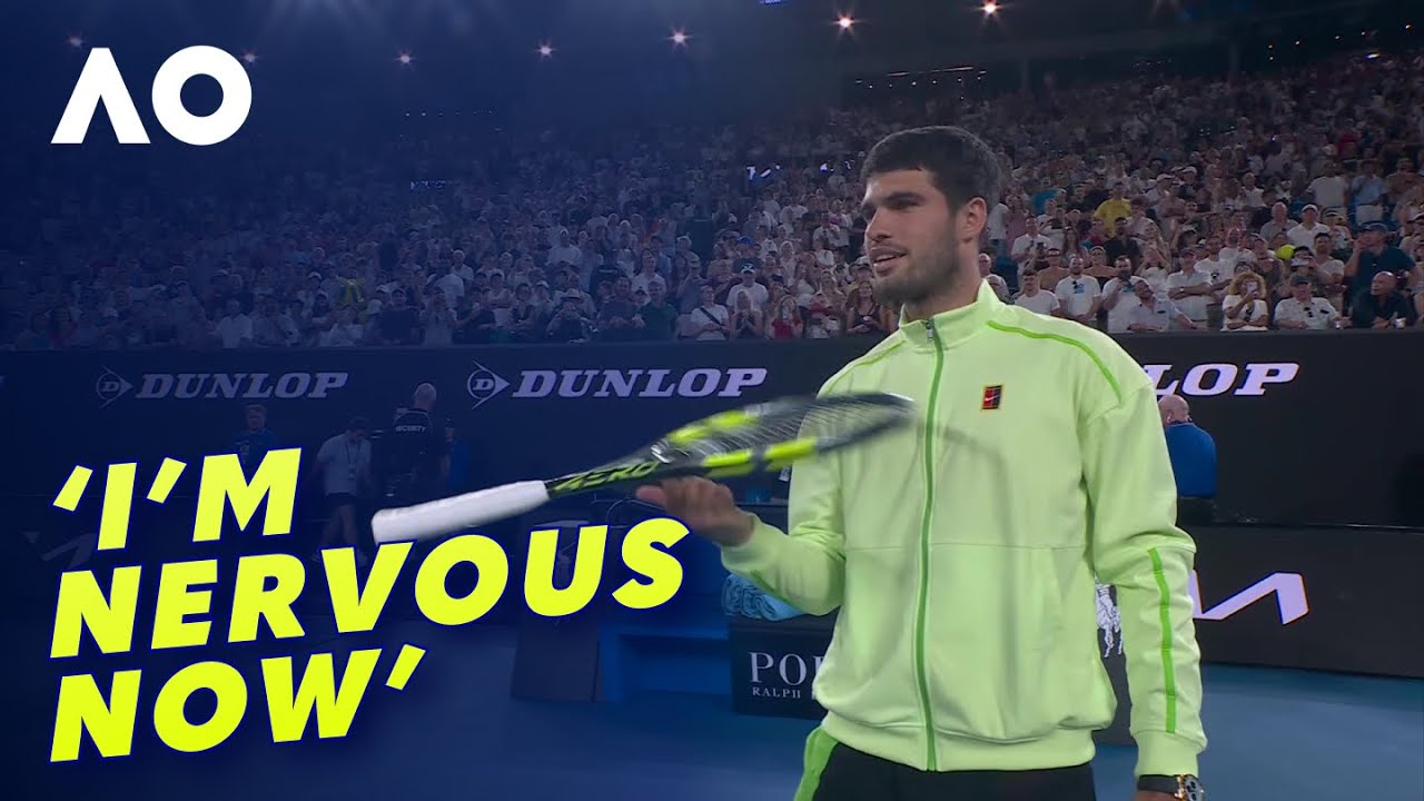 Carlos Alcaraz shows off his racquet tricks | Australian Open 2026 | Wide World of Sports