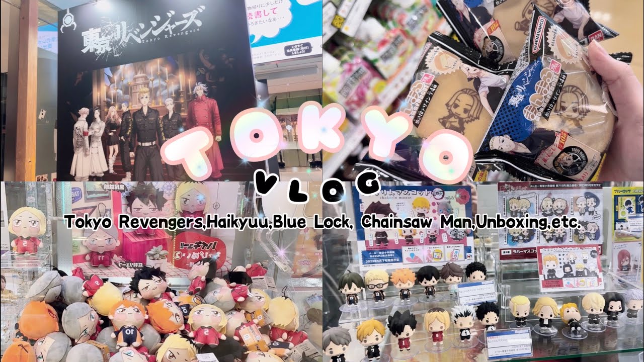 Tokyo Revengers, Blue Lock, Haikyuu, Chainsaw Man,Anime Cafe, (Tokyo Vlog, Week in my life JAPAN)
