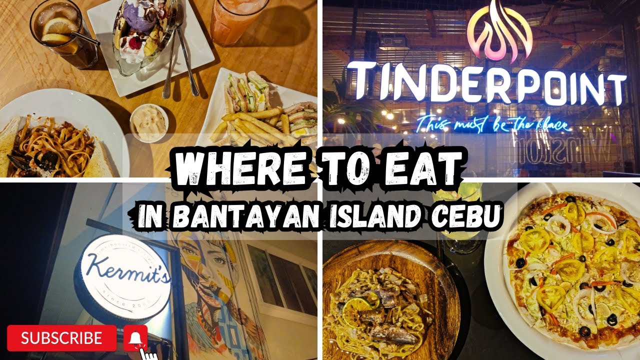 Where To Eat In Bantayan Island Cebu - Best Resto In Bantayan - MJ square, Cou Cou Bar, Twisted Vlog