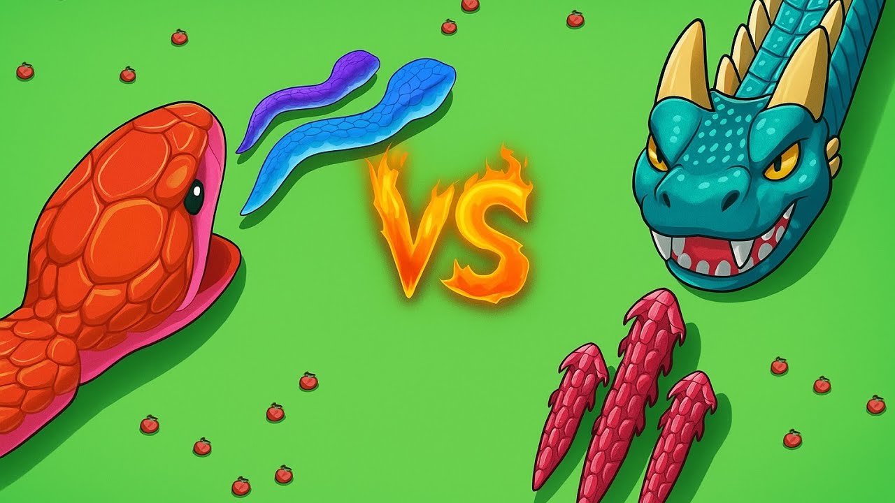 Snake Clash.io🐍 Snake Clash Vs Snake Hero 🐍 Epic Best Battle 🐍 Which One Is Best? #37
