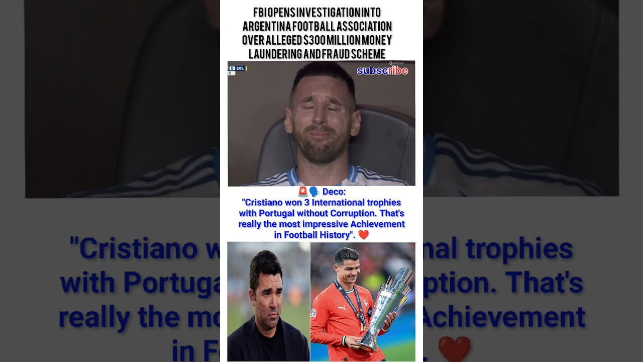 FBI opens investigation into Argentina Football Association. #fifa #football #ishowspeed ⚽⚽🙏