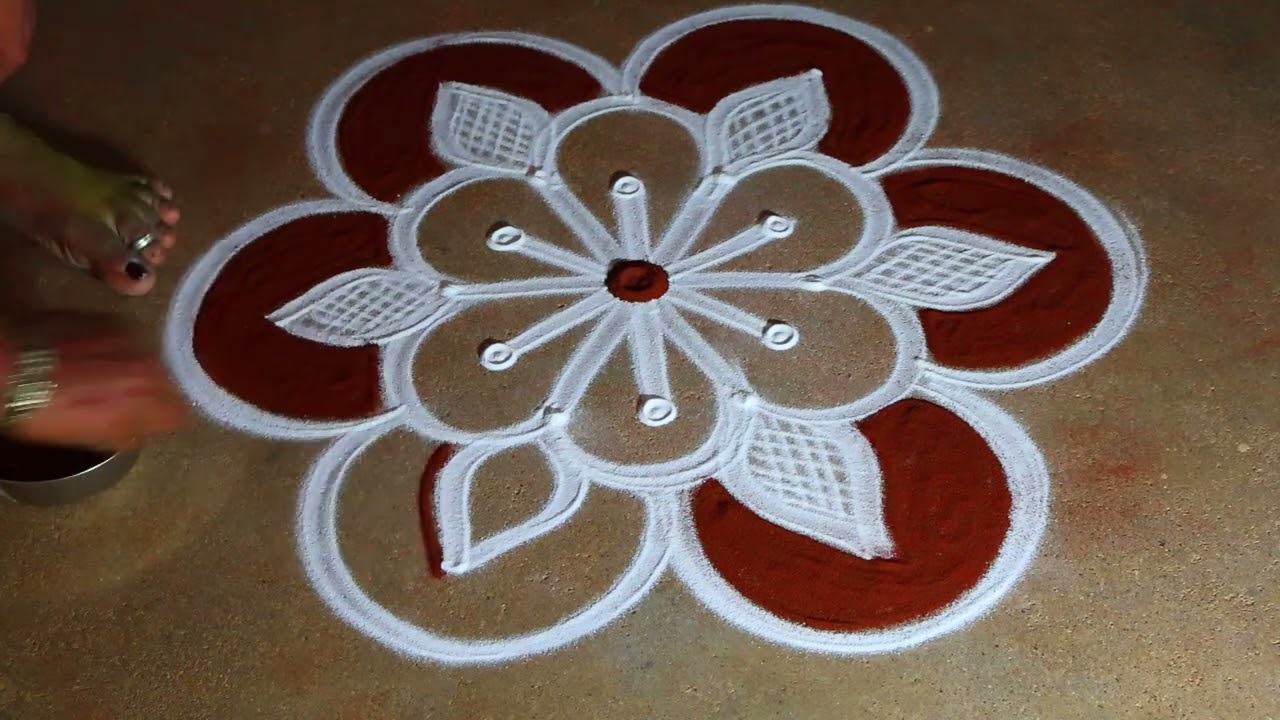 Mahashivratri  2026 🌻 special flower rangoli kolam🌻3*2 beautiful kolangal 🌻pandaga muggulu