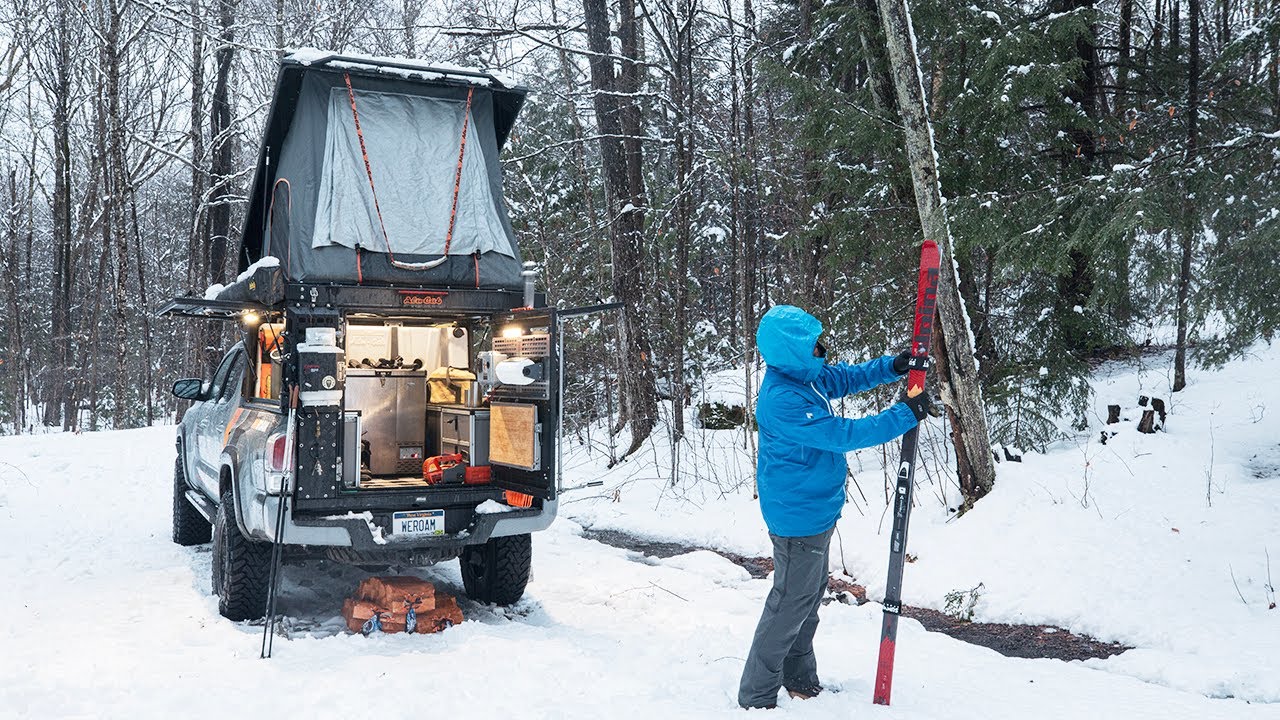 Winter Tacoma Overland Build Camper Tour - Mountain State Overland