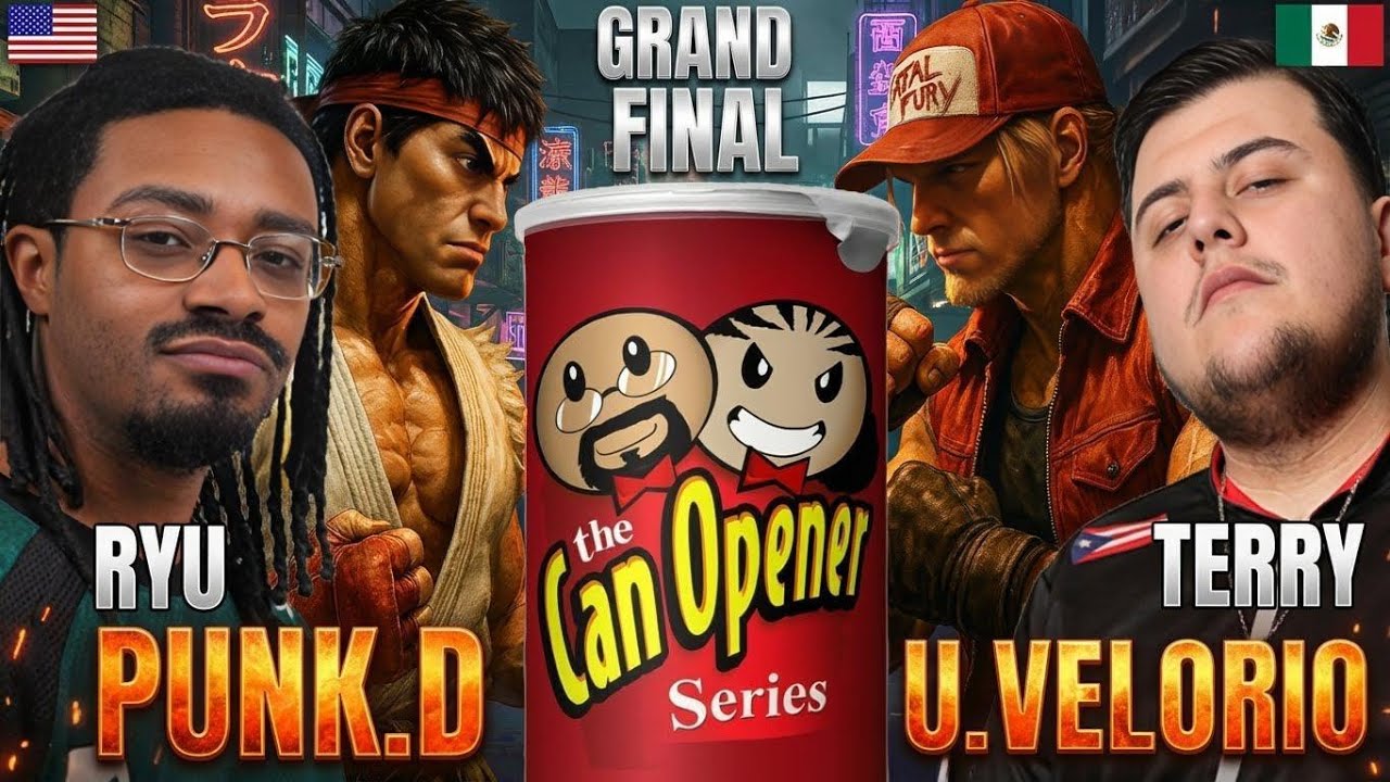 🔥 Grand Final ▰ Punk (Ryu) vs URIEL Velorio (Terry) ▰ Can Opener Series | Street Fighter 6 🔥