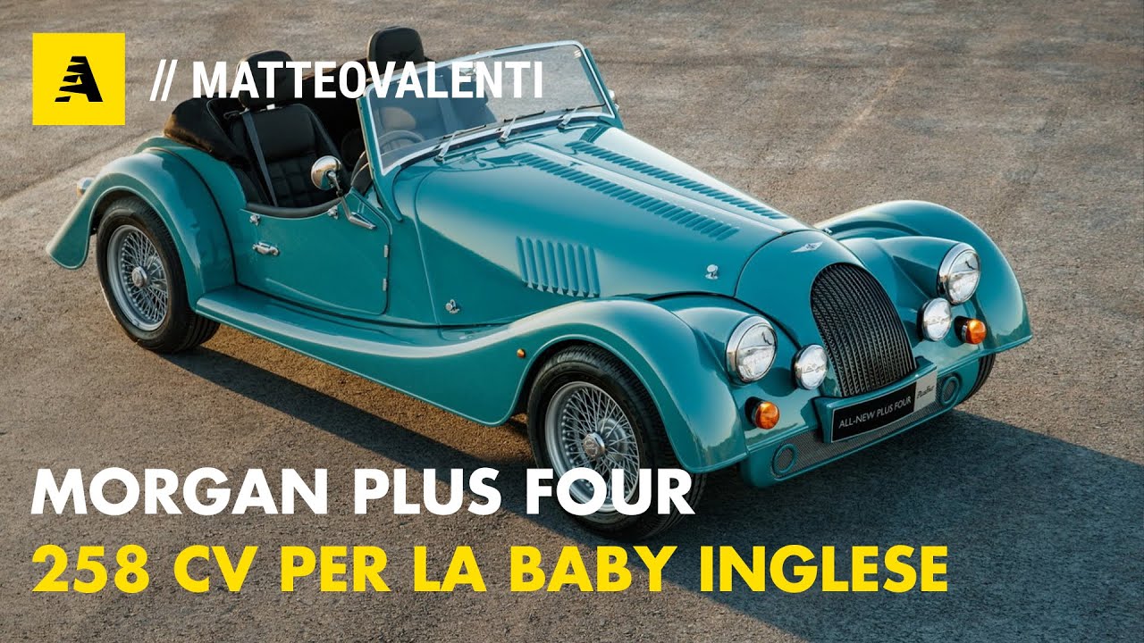 Morgan Plus Four | Nuova piattaforma e motore da 258 CV a Ginevra 