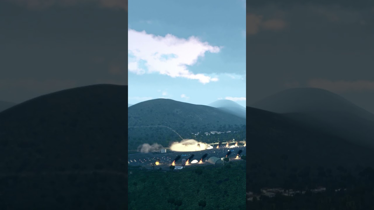Ukrainian Counterattack Destroys Russian Oreshnik Launch Base #shorts #arma3
