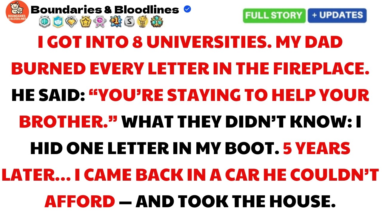 My Father Burned My College Letters—He Missed the One Hidden in My Boot