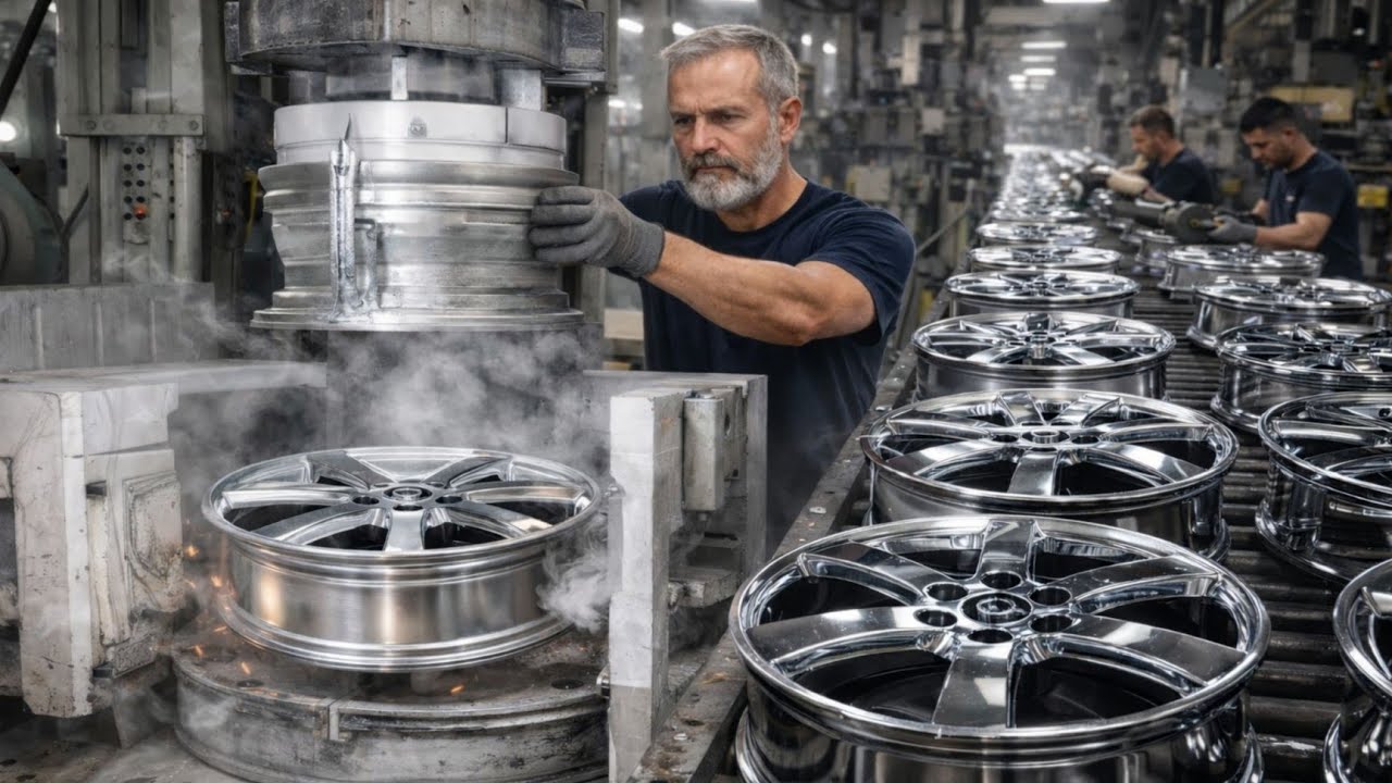 How Luxury Car Alloy wheels are Made, Full Manufacturing Process,