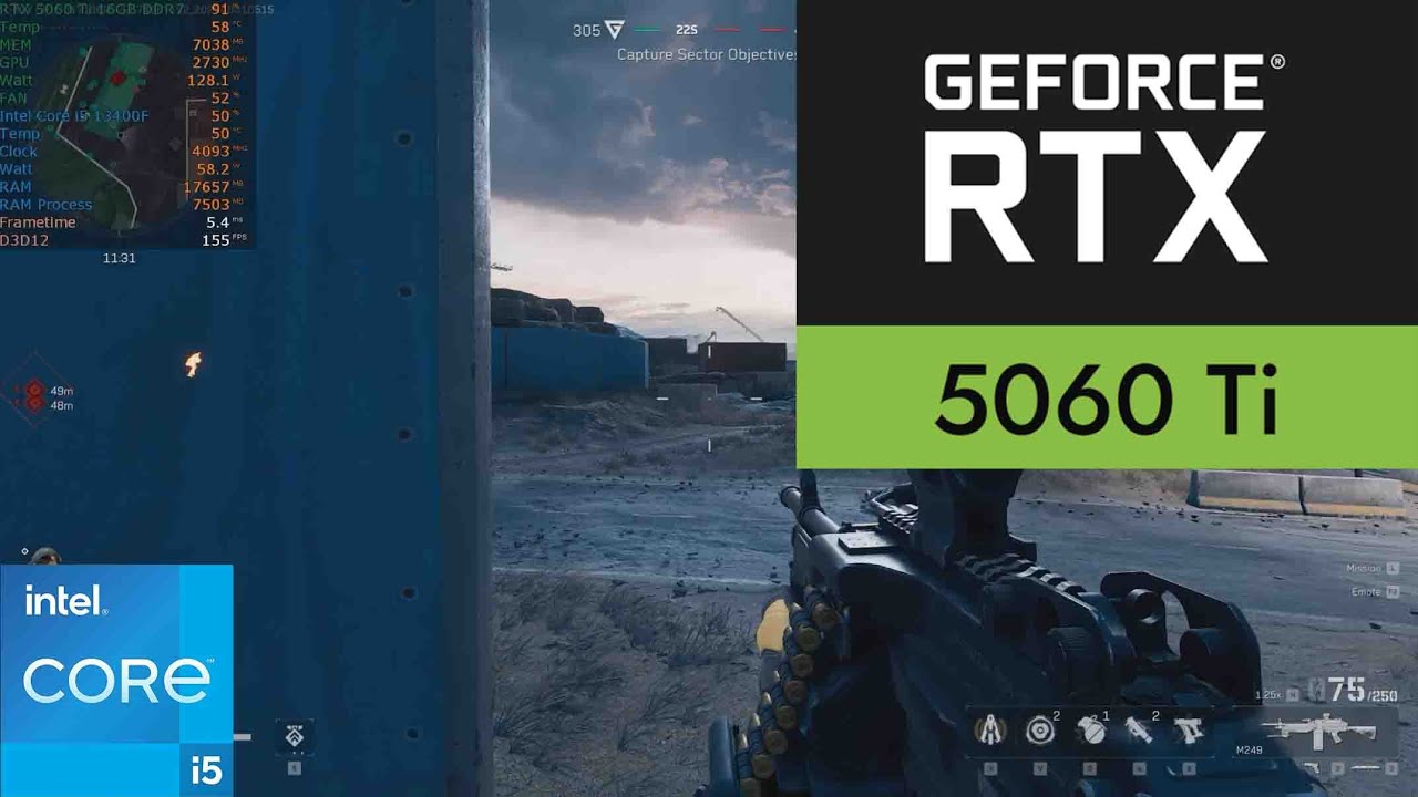 Delta force RTX 5060 Ti  16GB 1440P Max Settings!