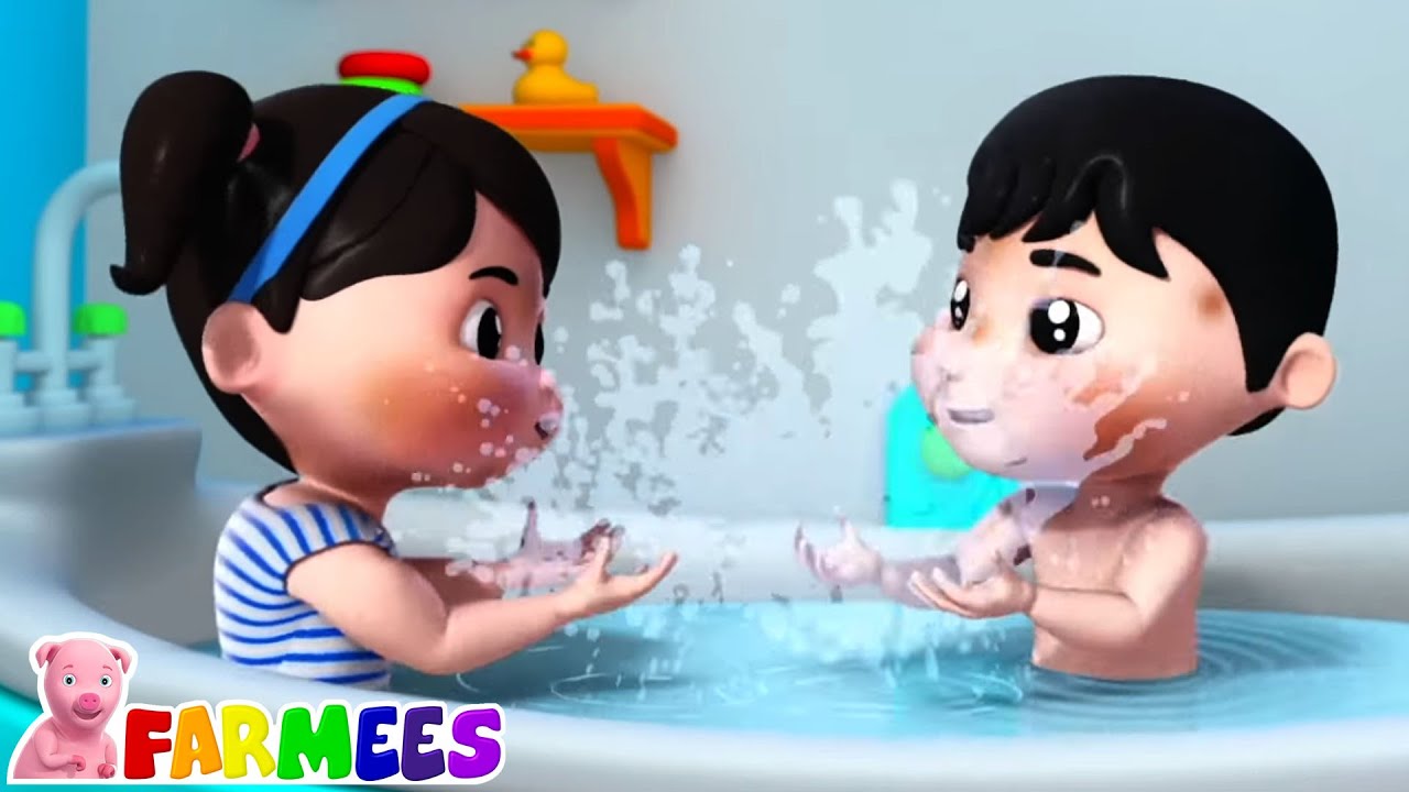 Canção de Banho, Rodas do ônibus + Mais Desenhos animados para Crianças