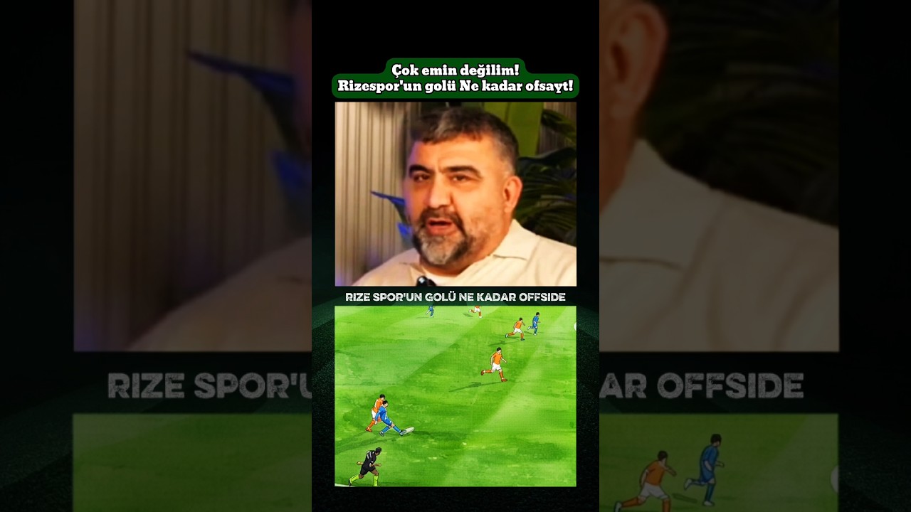 Rizespor'un golü Ne kadar ofsayt? Galatasaray - Çaykur Rizespor#galatasaray #çaykurrizespor#süperlig