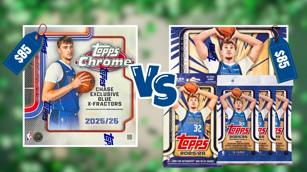 PART 3: $85 TOPPS CHROME vs $85 TOPPS FLAGSHIP | BASKETBALL RETAIL BATTLE!