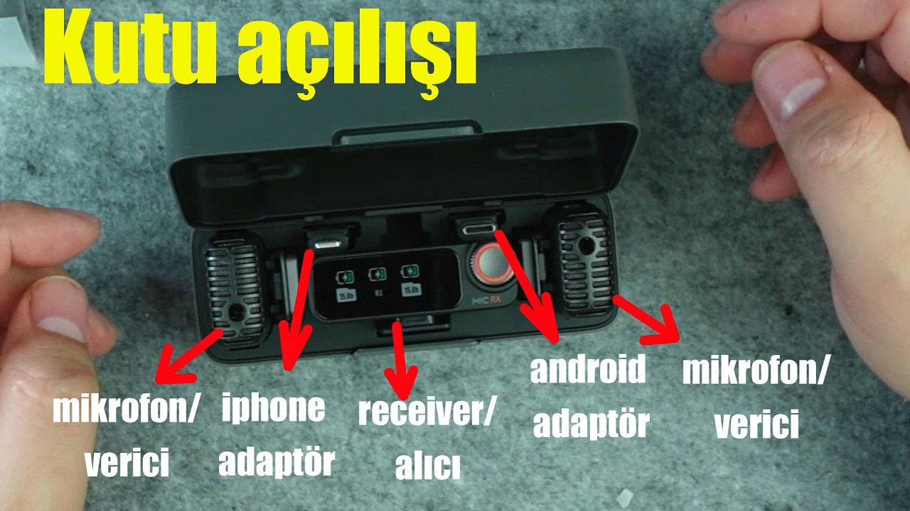 DJI Mic 2 kutu açılışı