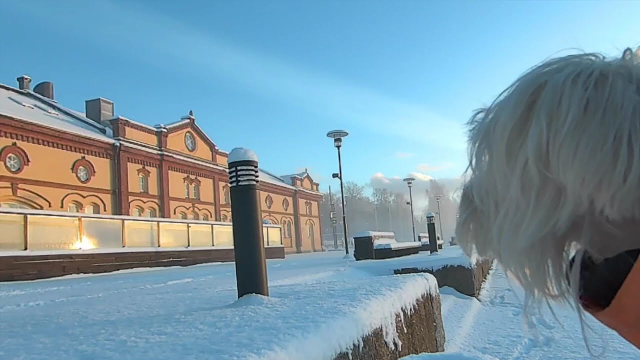 Streets of Vaasa with Myy 🐶❄️☀️