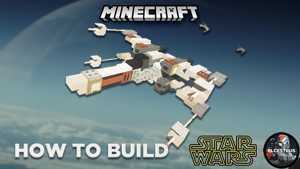 Rebel Alliance T-65B X-Wing | Minecraft Star Wars tutorial