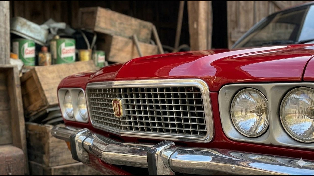 Hindustan Contessa Barn Find – Candy-Apple Red Paint Restoration ASMR