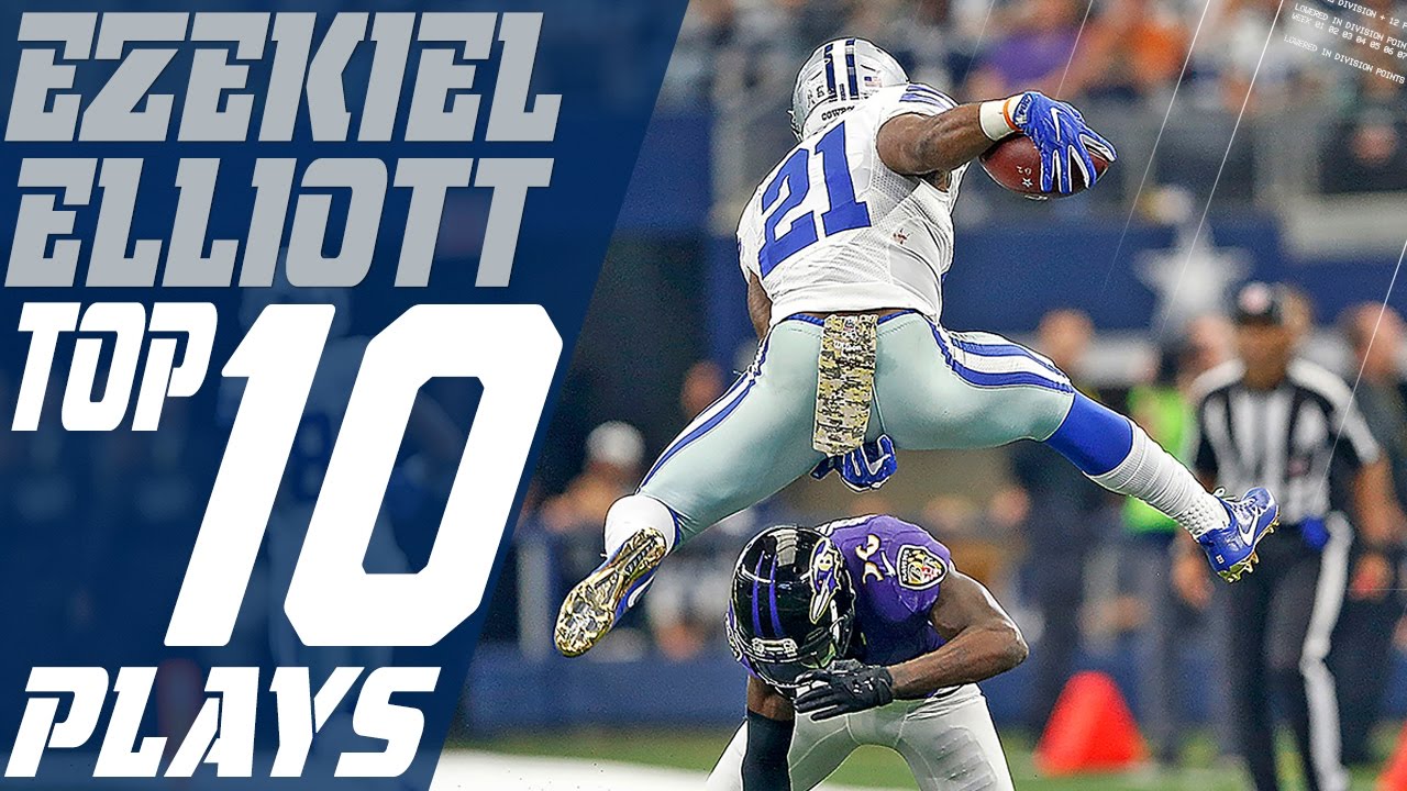 Ezekiel Elliott's Top 10 Plays of the 2016 Season | Dallas Cowboys | NFL Highlights