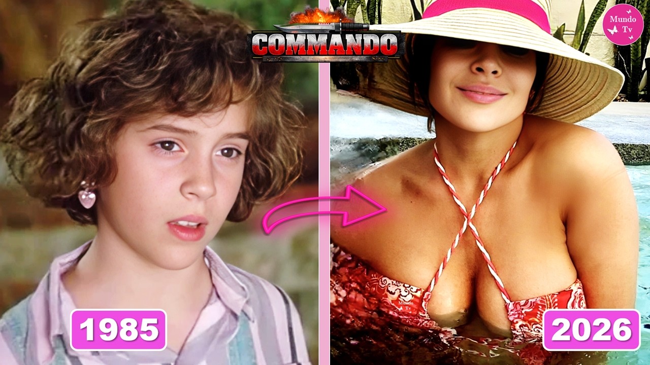 Así lucen HOY los Actores de Commando (1985) – Then and Now 2026