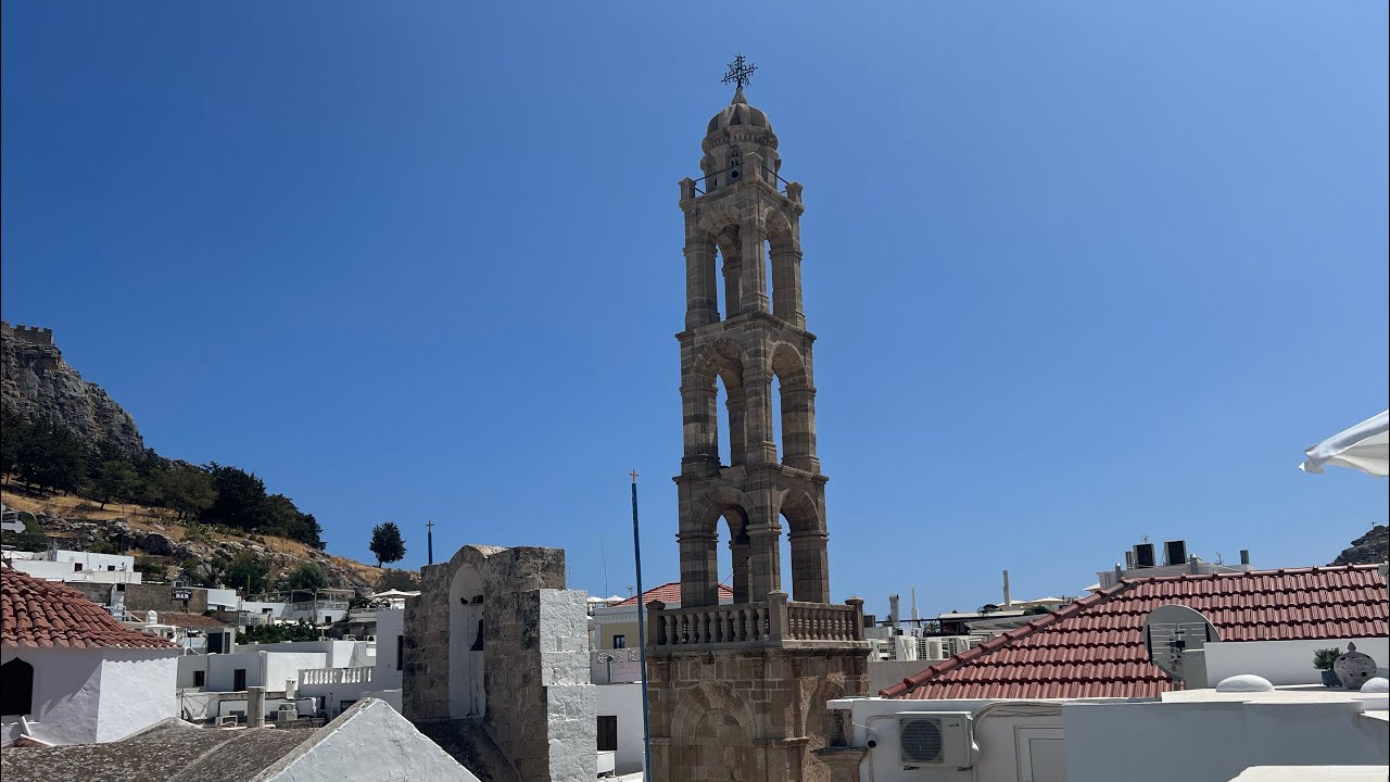 🇬🇷 RHODES ,PICTURESQUE TOWN LINDOS ,  #rhodes #lindos#summer