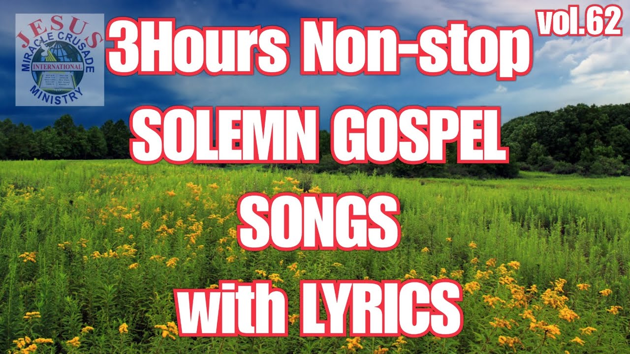 3hours Solemn Worship Songs with Lyrics vol.62 | Non-stop JMCIM Songs