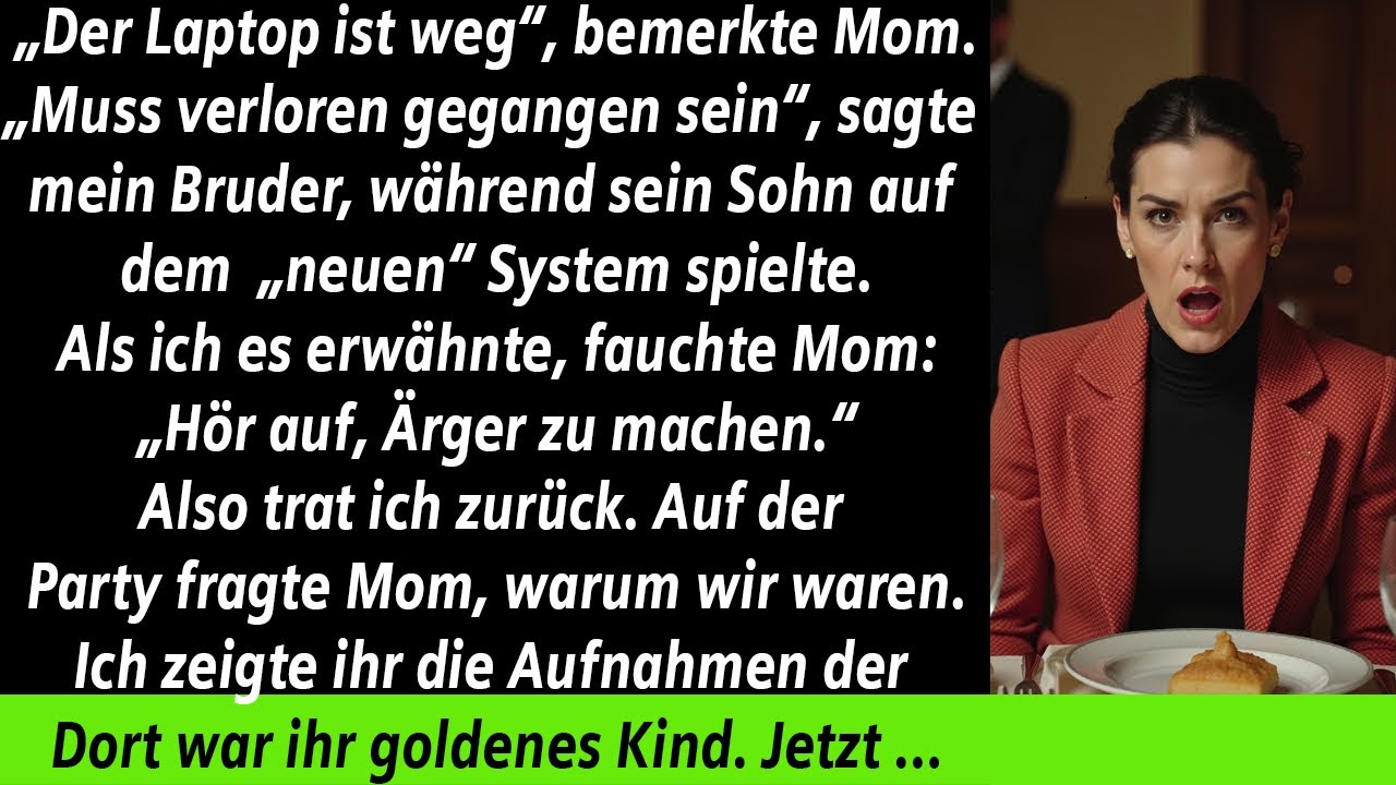 MEIN BRUDER NAHM DEN LAPTOP MEINES SOHNES AUS MOMS HAUS — UND SAGTE, SEIN KIND HABE IHN VERDIENT