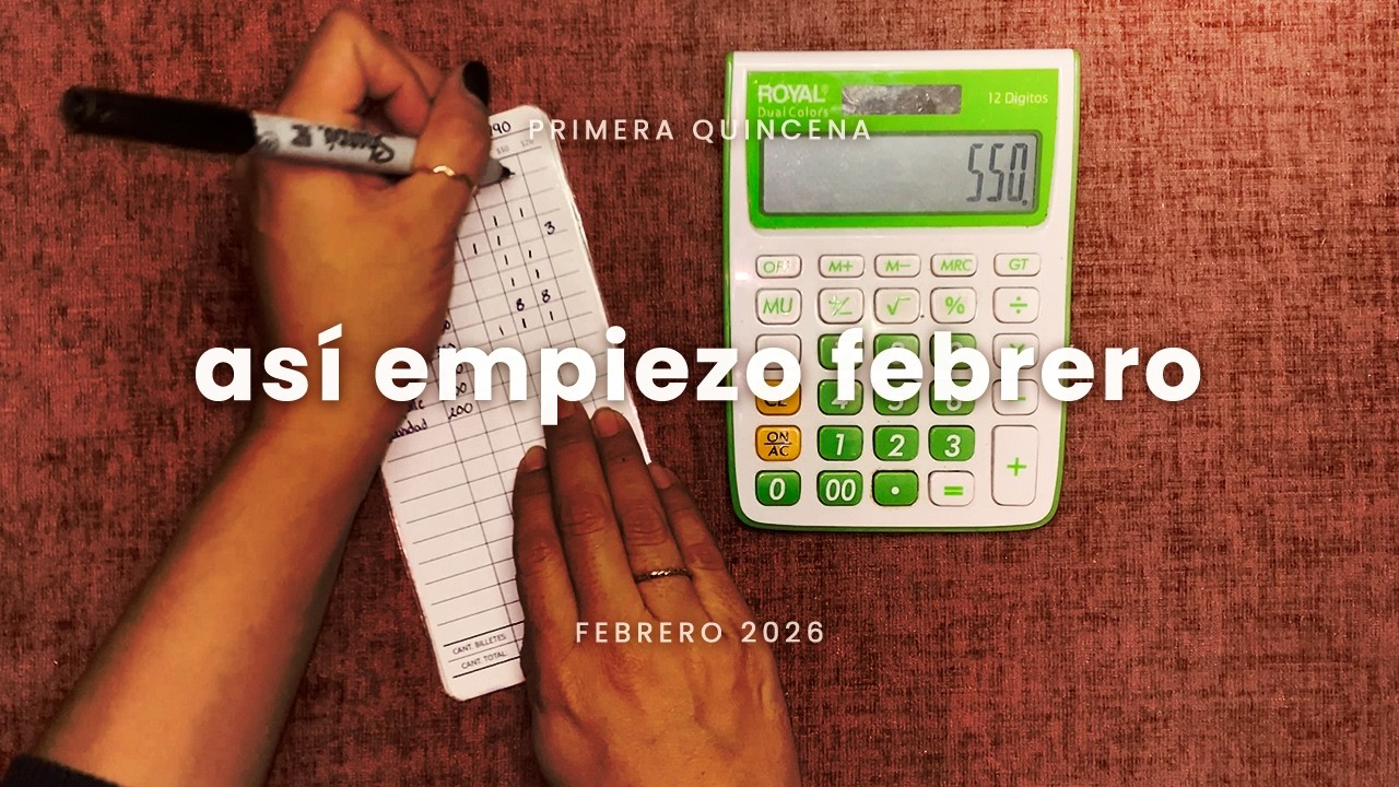 Planificación efectivo | Febrero 2026 | $5,790 | Presupuesto Base Cero | Sistema de Sobres