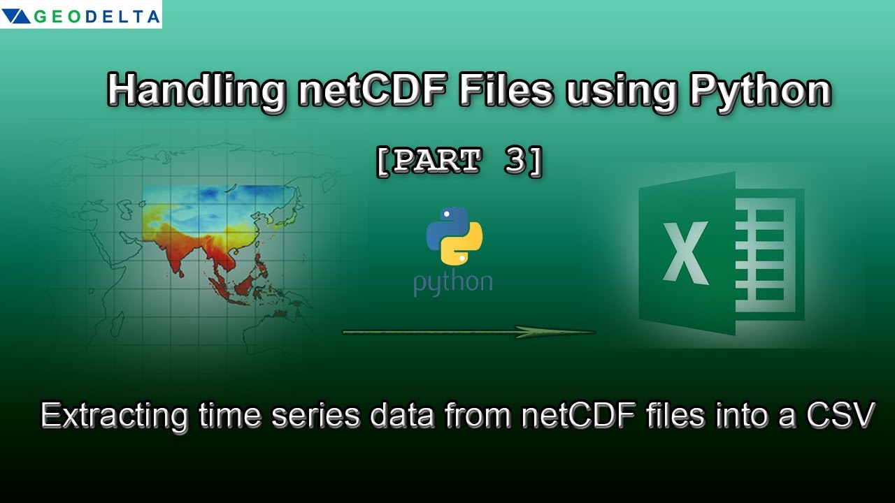 Extracting time series data from a netCDF file into a CSV (Part 3)