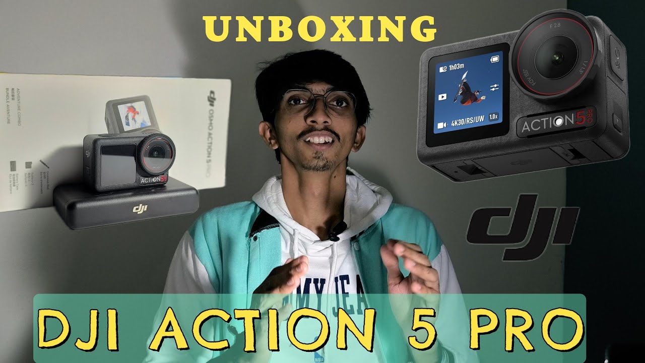 UNBOXING OF NEW DJI ACTION 5 PRO | First Impressions!