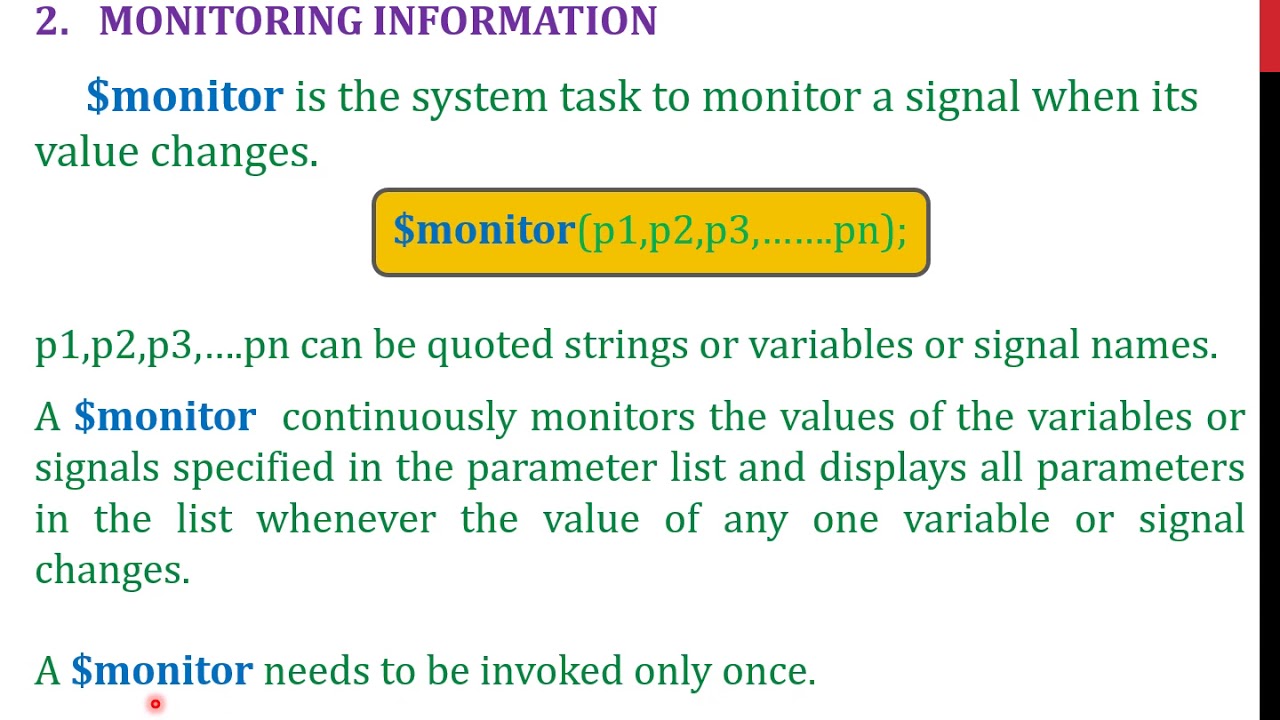 Module 2 -System task & Compiler Directives-lecture 12