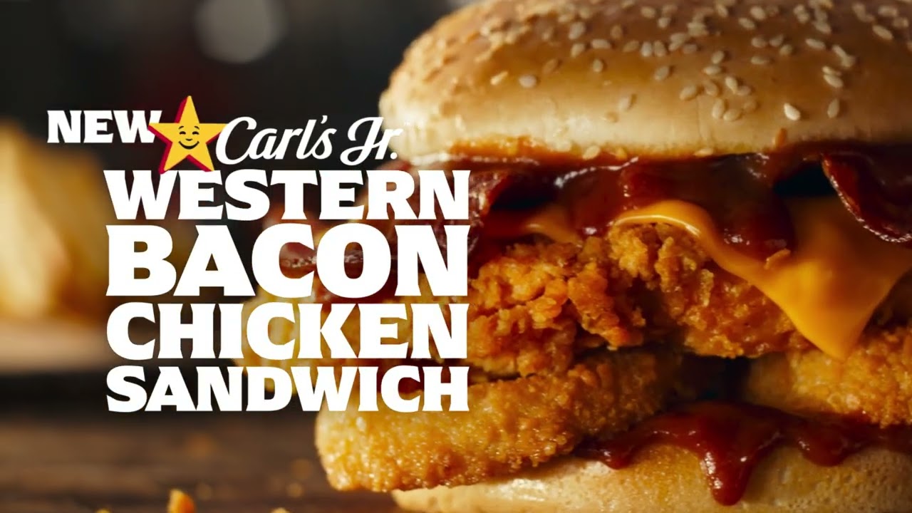 Carl's Jr. | Курица в панировке с беконом в западном стиле | 5,99 долларов | What the Cluck