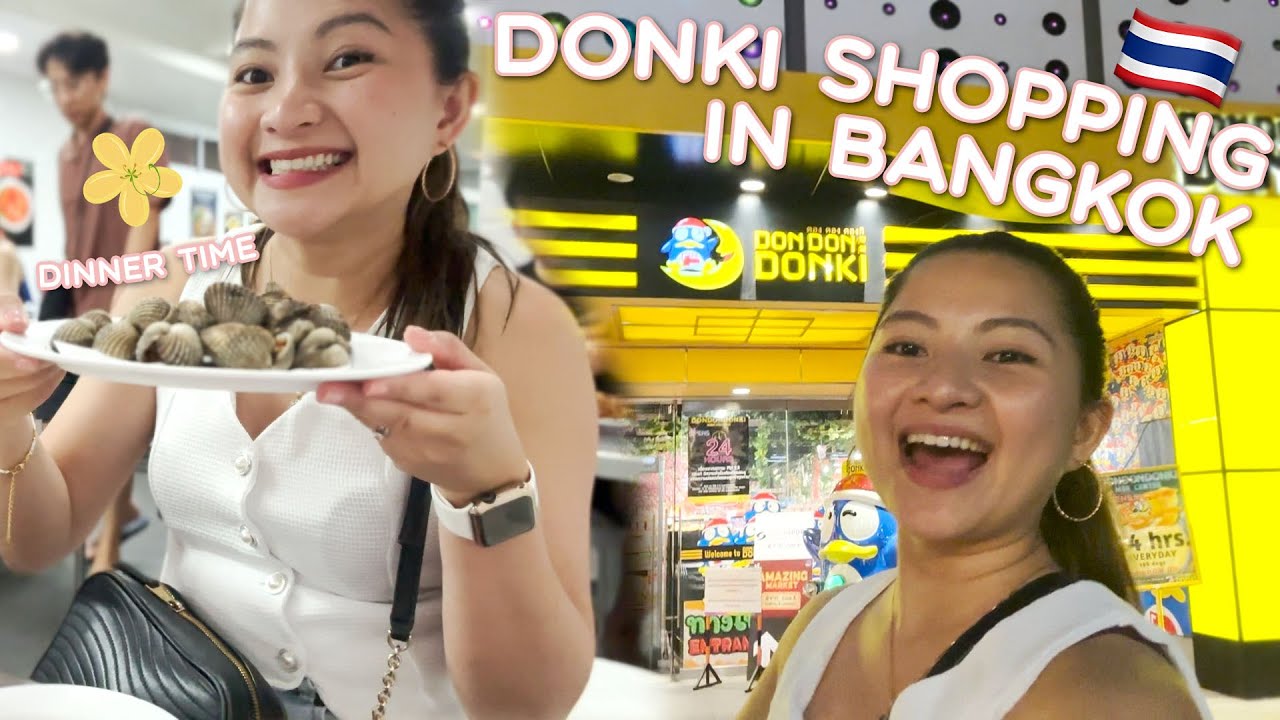 DONKI SHOPPING IN BANGKOK + DAY 1 BUDGET 🇹🇭 | JOYCE YABUT BARTOLOME