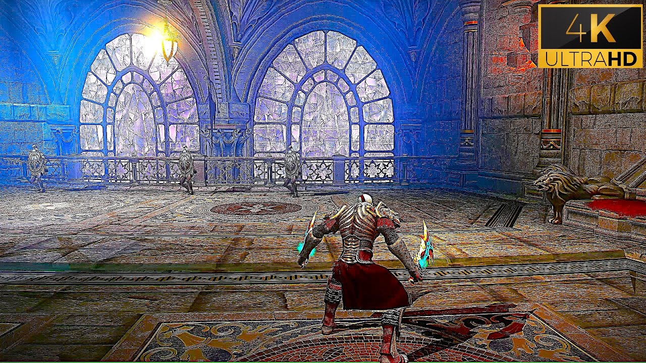 GOD OF WAR 2 Definitive Edition: Textures MOD Walkthrough Part 1 [2K 60FPS] - No Commentary (PCSX2 )