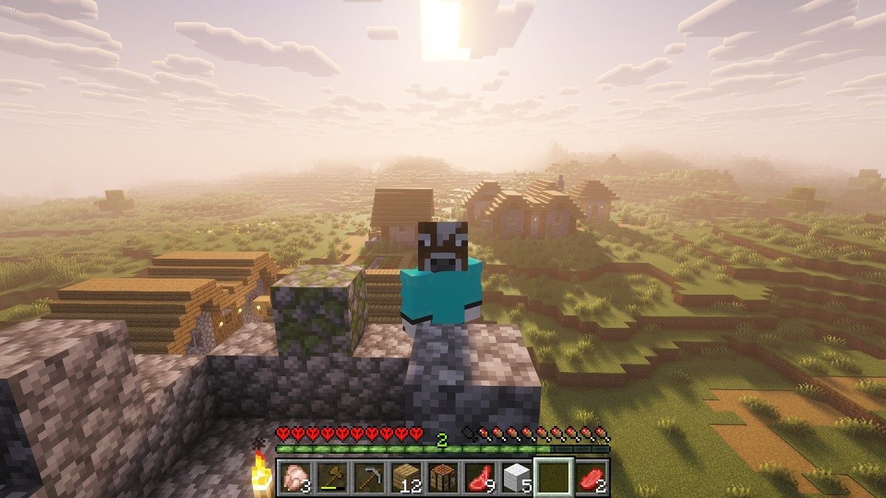 sampai matahari terbit | minecraft
