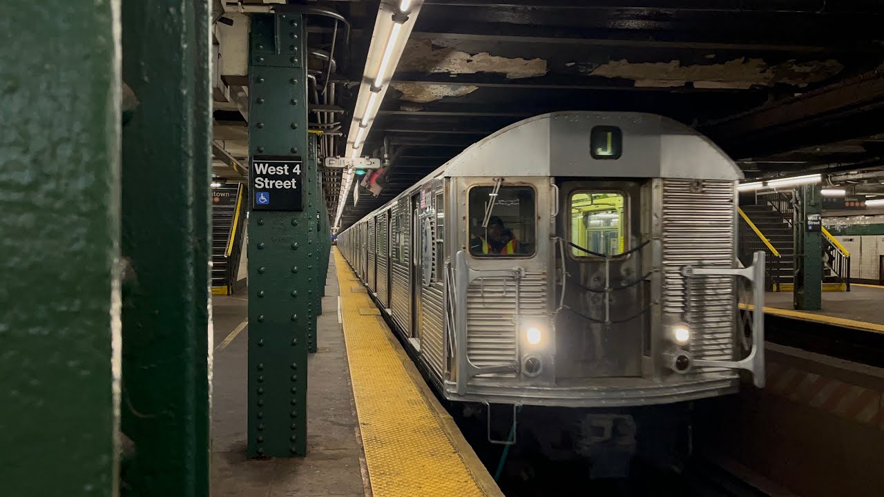 IND 6th Ave Line: (B)(D)(F)(M)(Q)(R) Trains @West 4th St (R32, R68, R68A, R160A, R160B, R179, R211A)