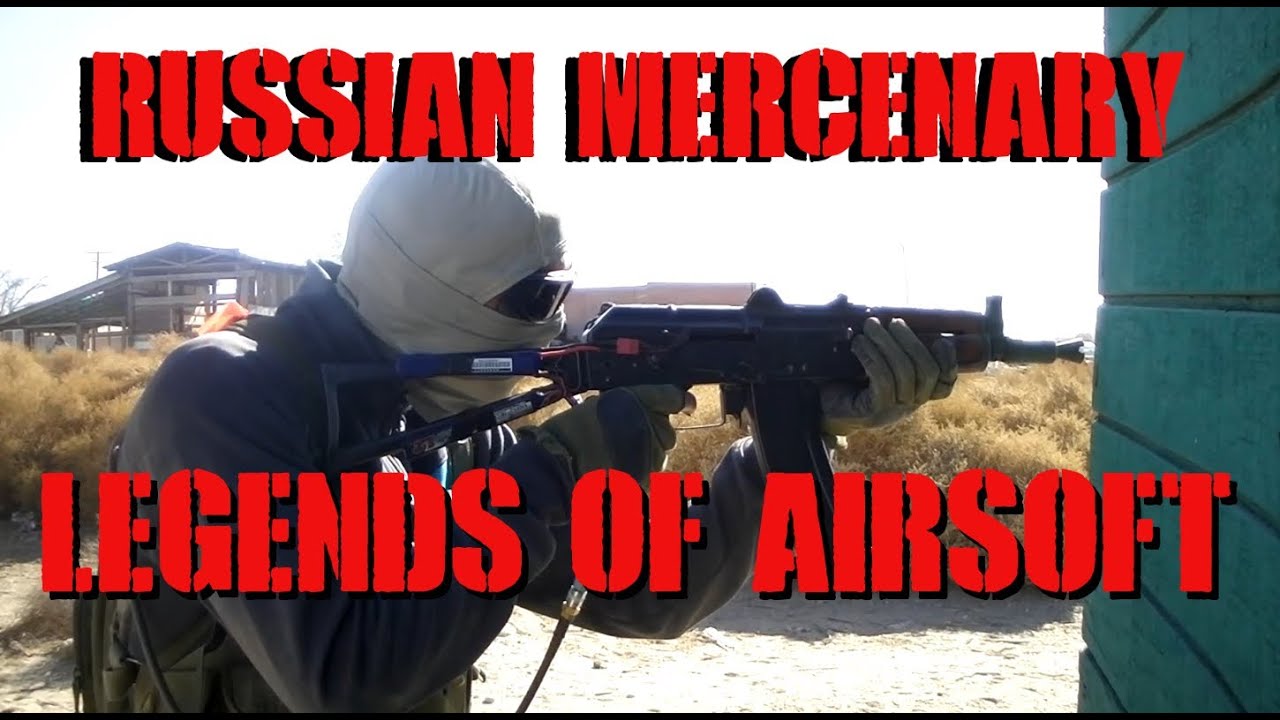 Russian Mercenary at Legends of Airsoft Game. Evike Matt, Airsplat Thor, AEX Deejay and more.