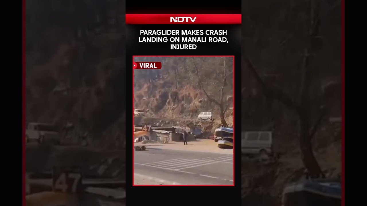 Manali: Paraglider Makes Crash Landing, Injured