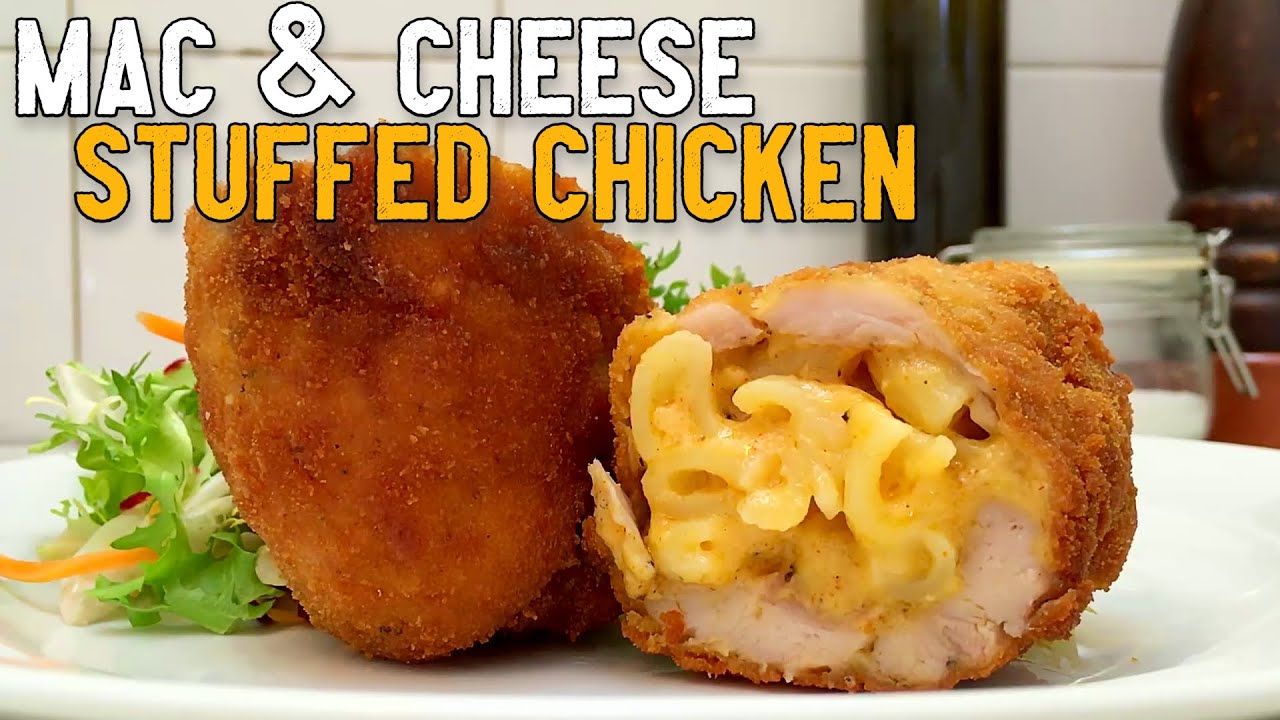 This Mac & Cheese stuffed Chicken will blow your mind!