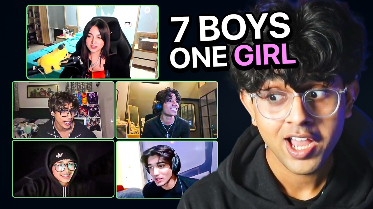 I hosted a 1 Girl vs 7 Boys E DATE | ft CitySushi 
