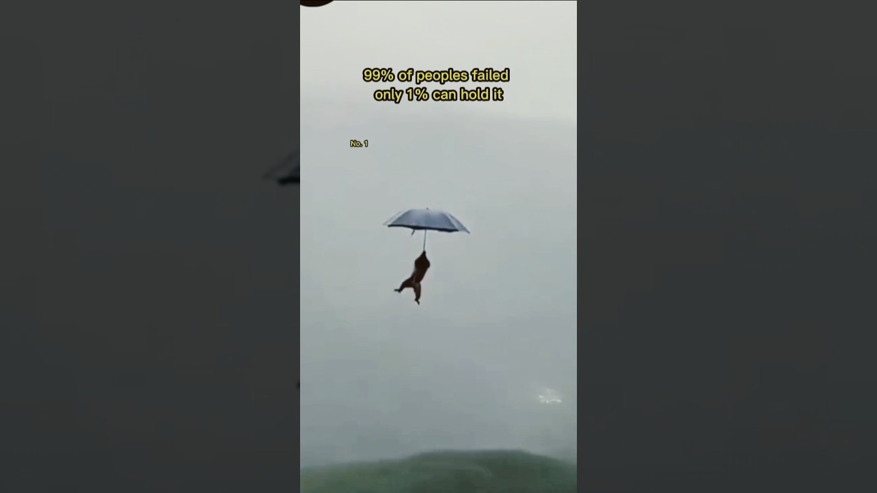 99% of people failed only 1% can hold it 