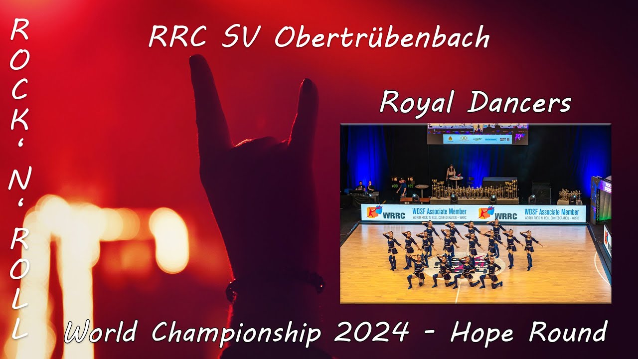 Royal Dancers at the world championship prague hope round🖤❤️💛