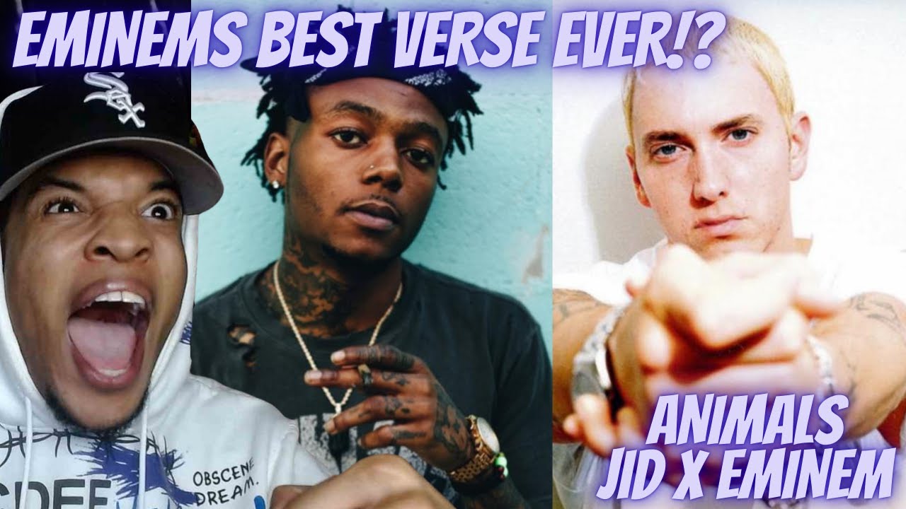 BEST EMINEM VERSE EVER!? JID x EMINEM - ANIMALS (PT.1) | REACTION