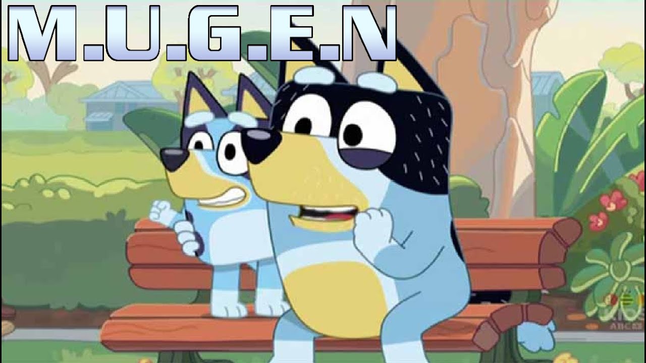 MUGEN: Bluey and Bandit have fun!